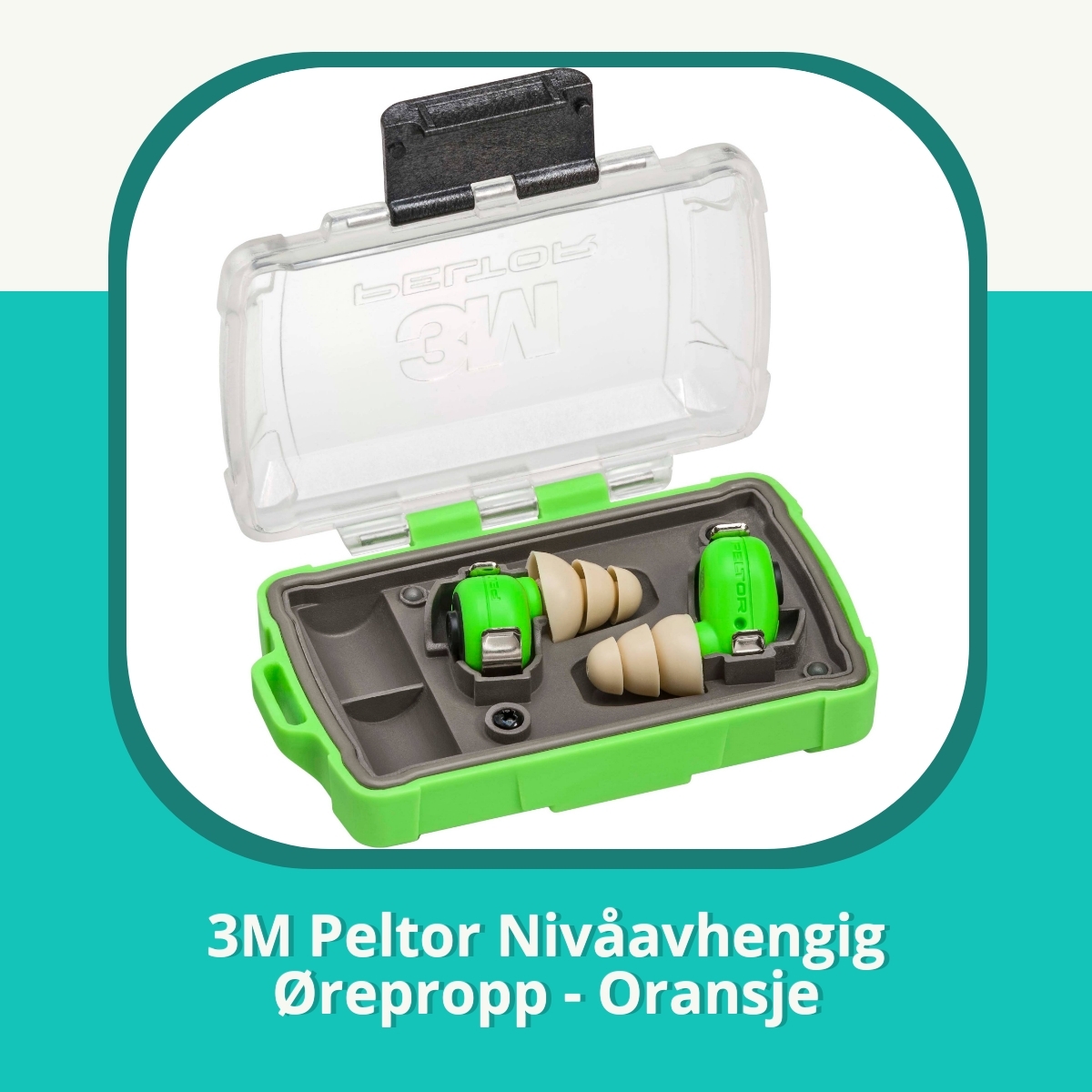 Anmeldelse af 3M Peltor Nivåavhengig Ørepropp - Oransje