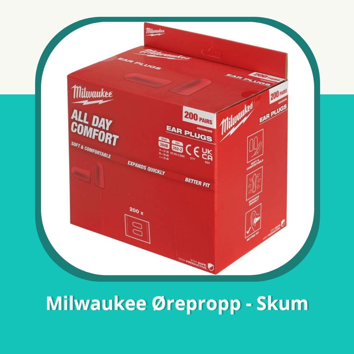 Anmeldelse af Milwaukee Ørepropp - Skum