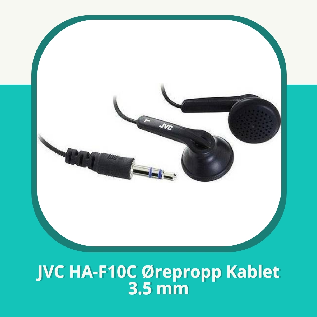 Anmeldelse af JVC HA-F10C Ørepropp Kablet 3.5 mm
