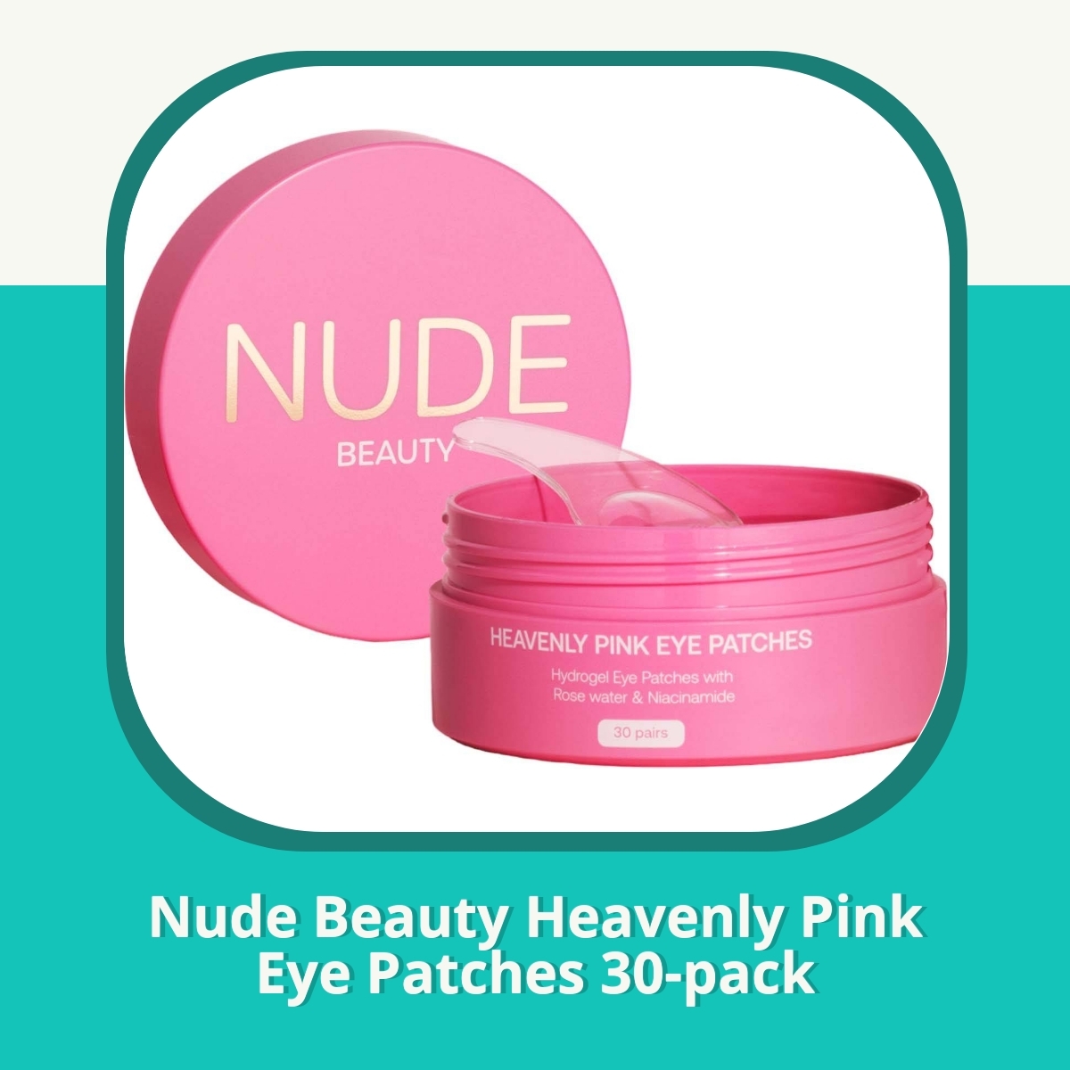 Anmeldelse Nude Beauty Heavenly Pink Eye Patches 30-pack