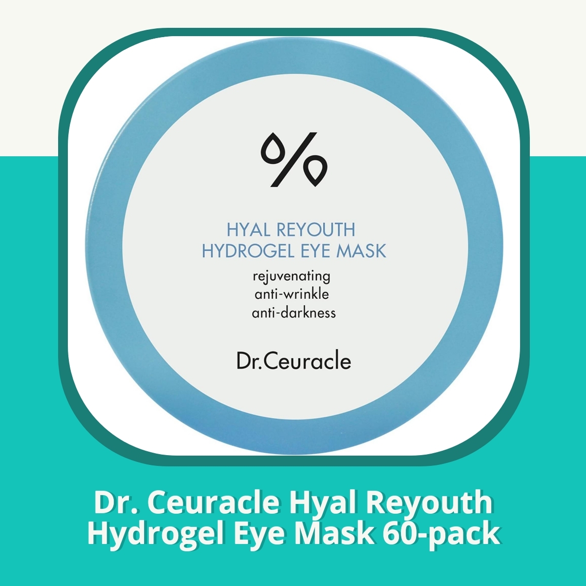 Recension af Dr. Ceuracle Hyal Reyouth Hydrogel Eye Mask 60-pack