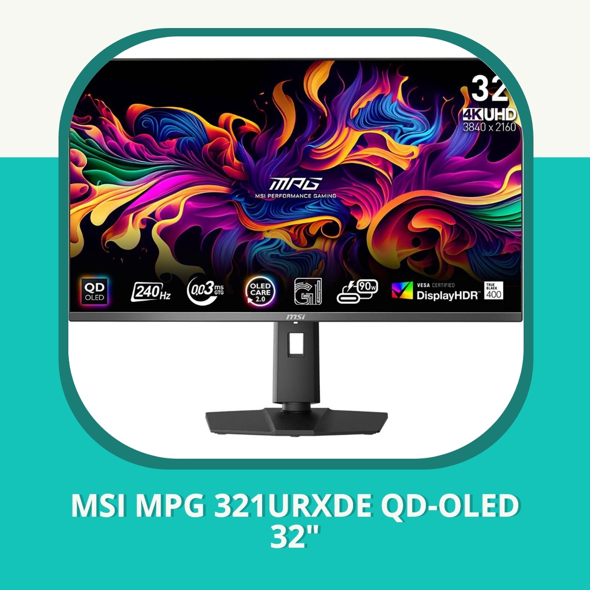 Recension af MSI MPG 321URXDE QD-OLED 32