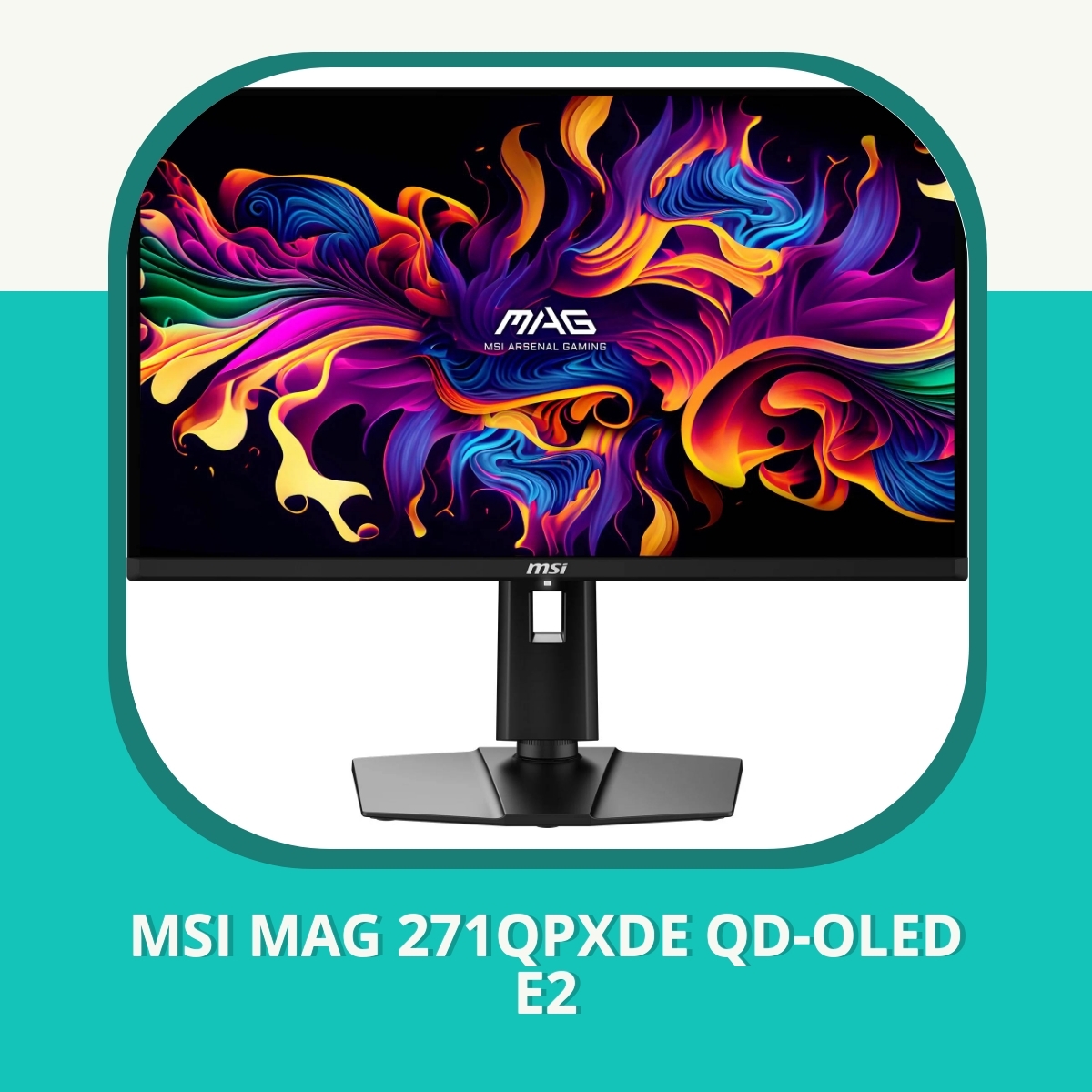Anmeldelse af MSI MAG 271QPXDE QD-OLED E2