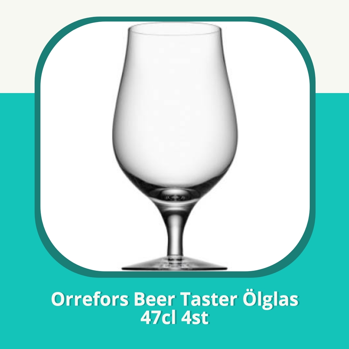 Recension af Orrefors Beer Taster Ölglas 47cl 4st