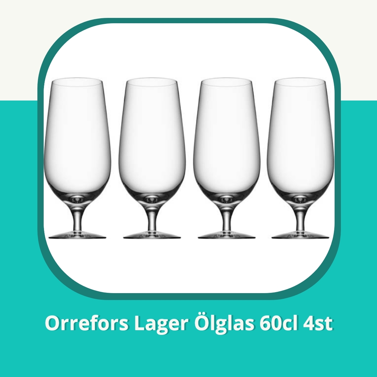 Recension af Orrefors Lager Ölglas 60cl 4st