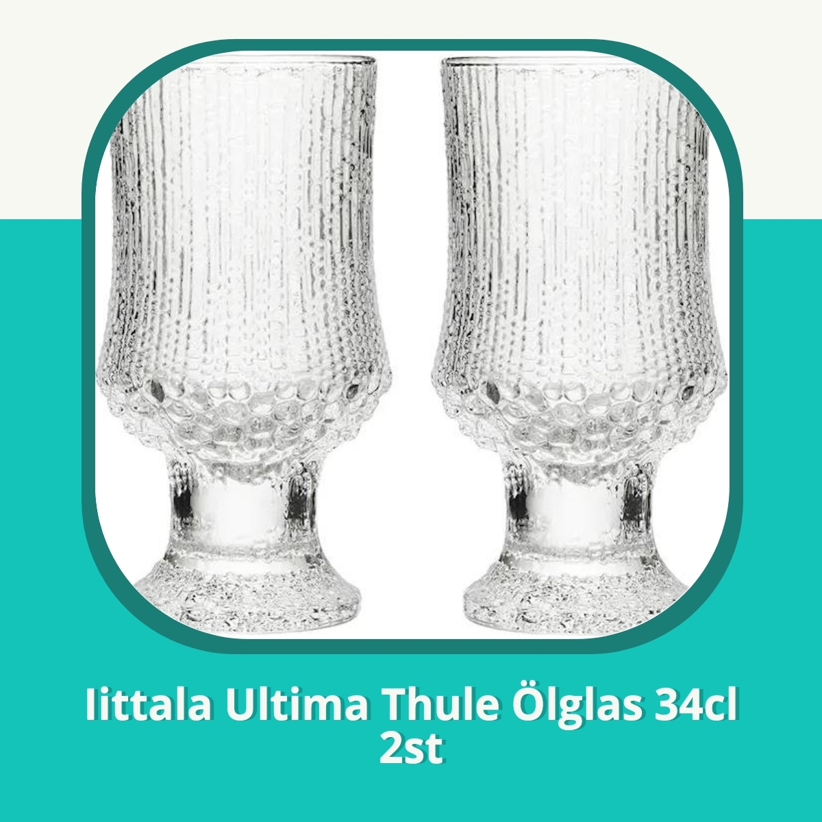 Recension af Iittala Ultima Thule Ölglas 34cl 2st