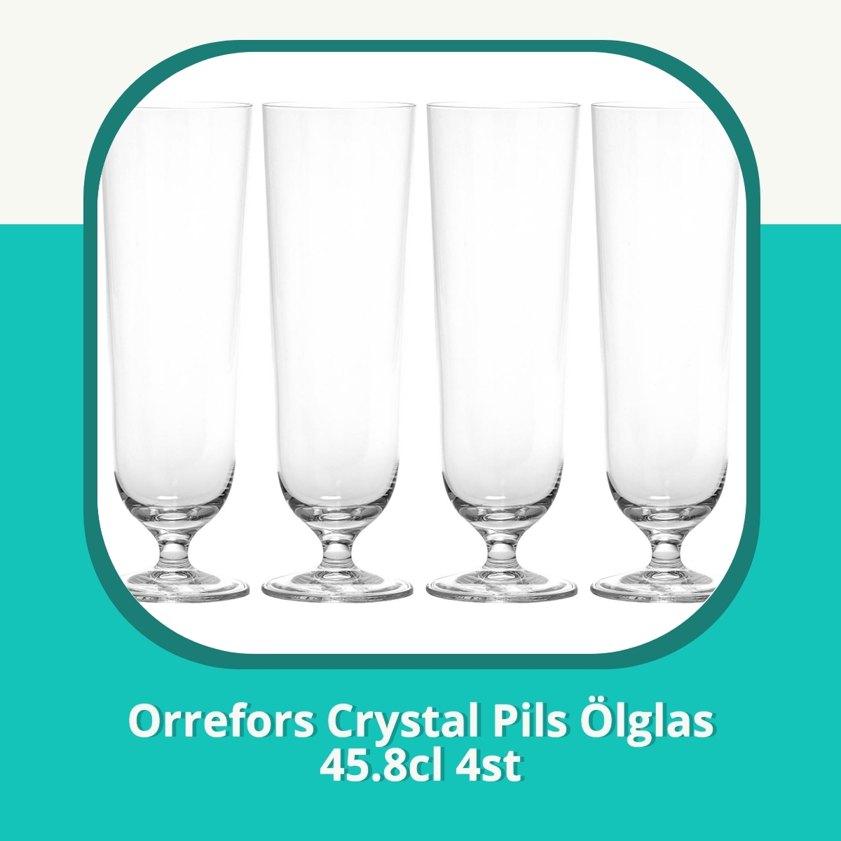 Recension af Orrefors Crystal Pils Ölglas 45.8cl 4st