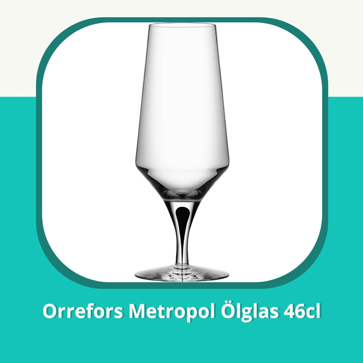 Recension af Orrefors Metropol Ölglas 46cl