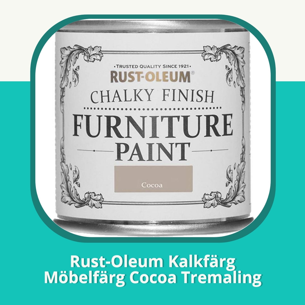 Anmeldelse Rust-Oleum Kalkfärg Möbelfärg Cocoa Tremaling