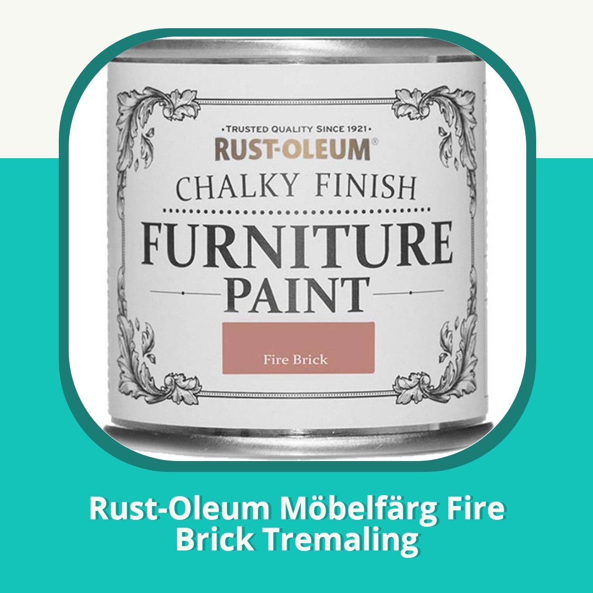 Anmeldelse af Rust-Oleum Möbelfärg Fire Brick Tremaling