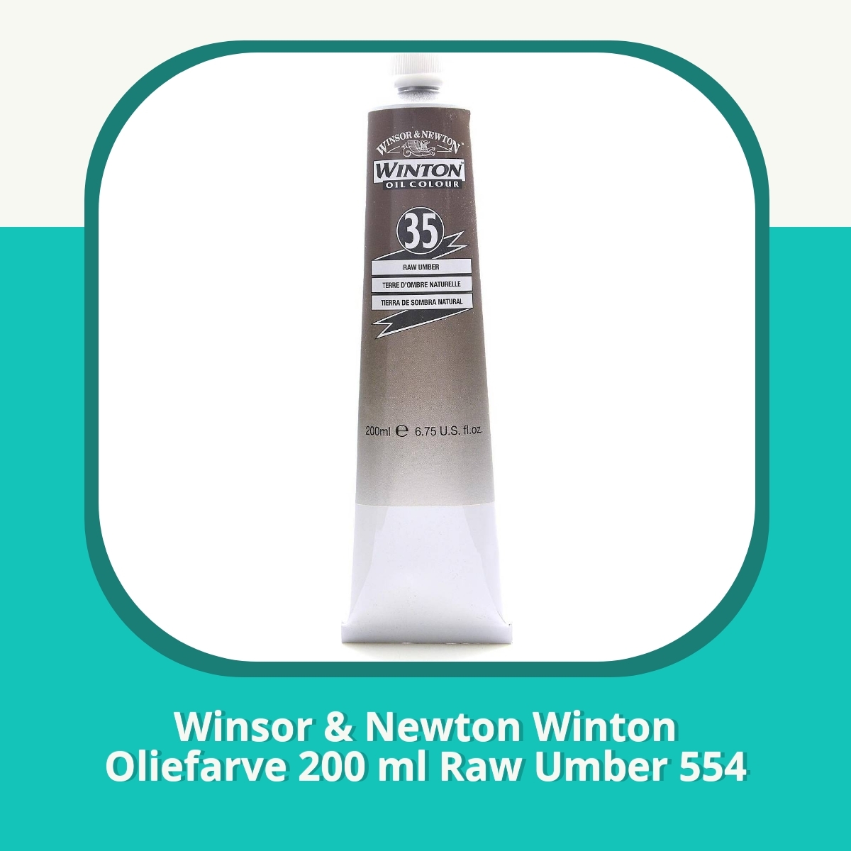 Anmeldelse af Winsor & Newton Winton Oliefarve 200 ml Raw Umber 554