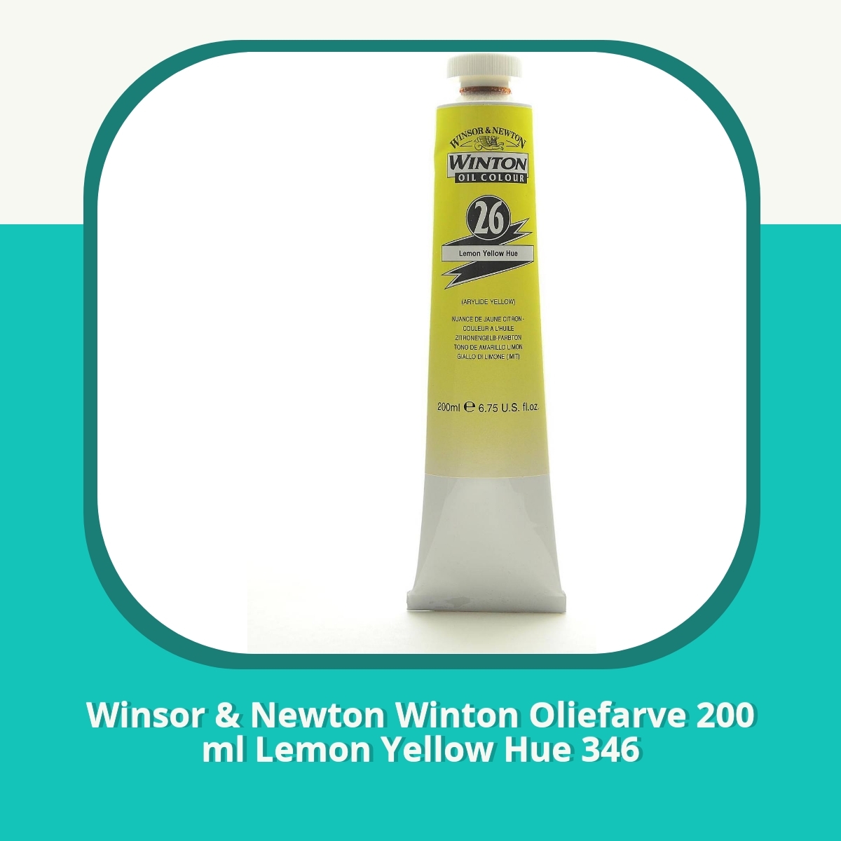 Anmeldelse af Winsor & Newton Winton Oliefarve 200 ml Lemon Yellow Hue 346