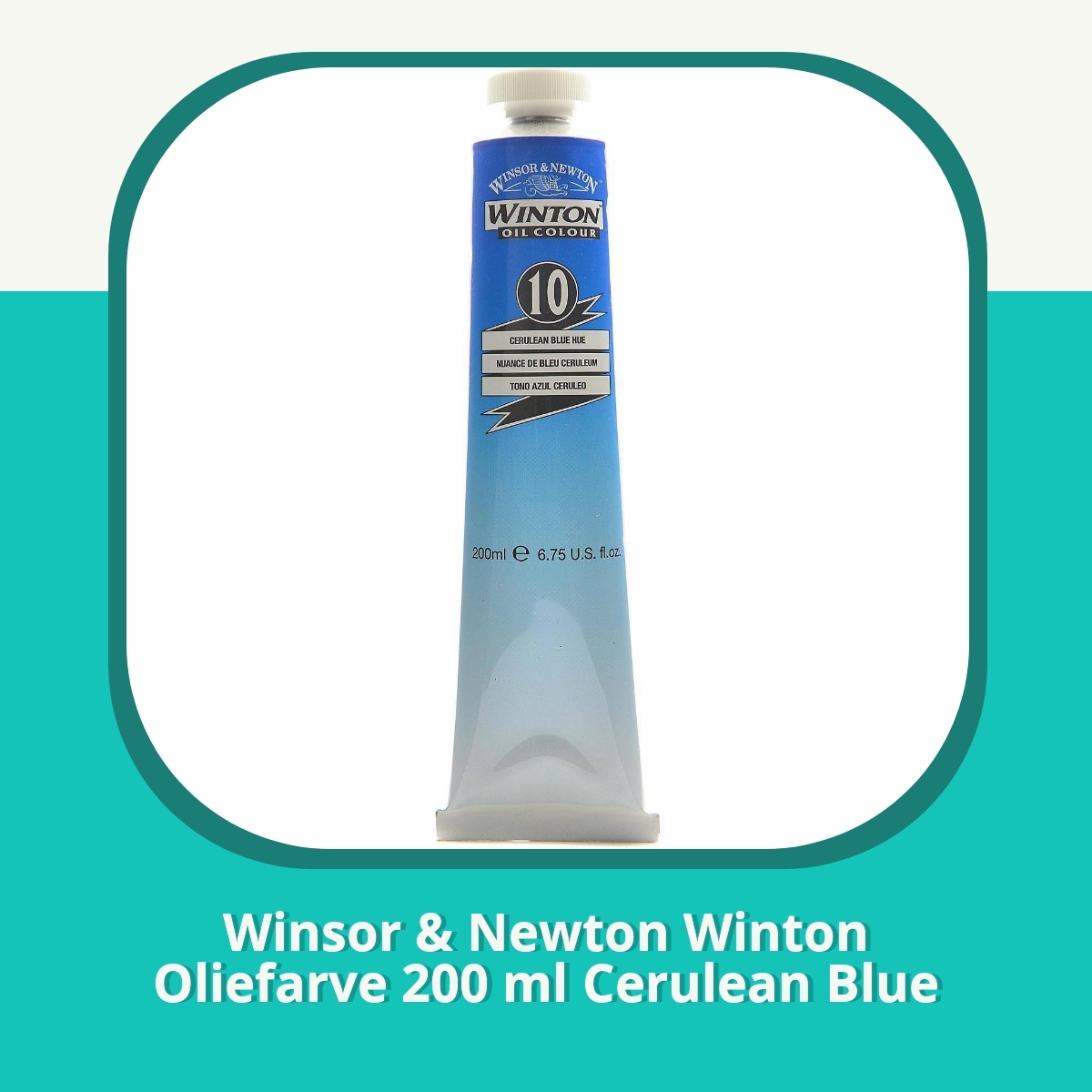 Anmeldelse af Winsor & Newton Winton Oliefarve 200 ml Cerulean Blue
