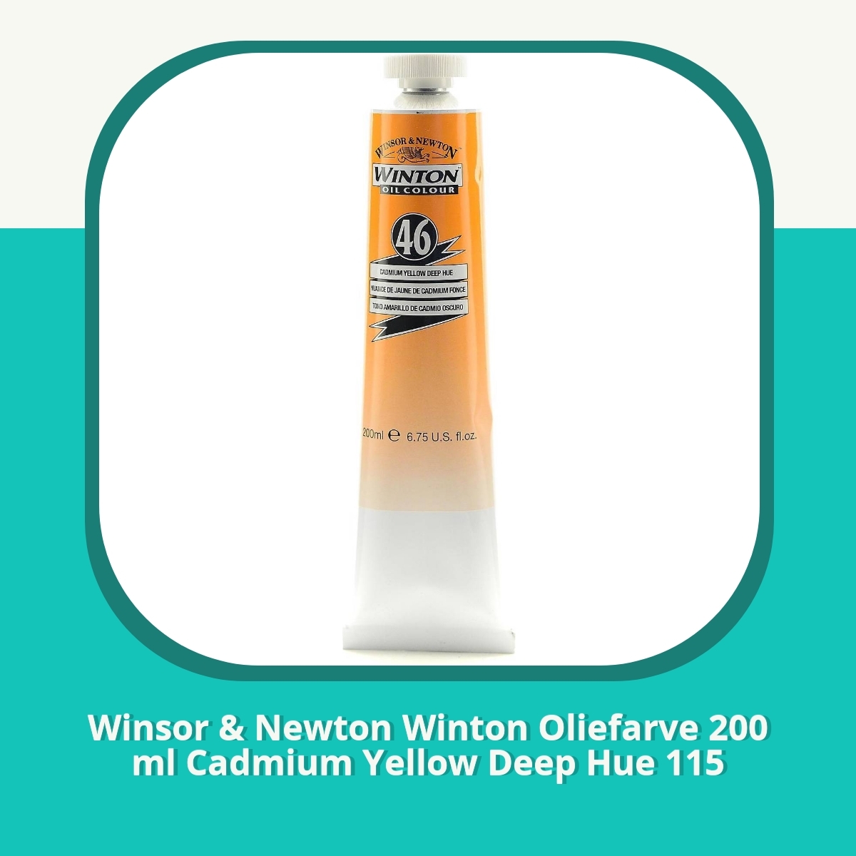 Anmeldelse af Winsor & Newton Winton Oliefarve 200 ml Cadmium Yellow Deep Hue 115