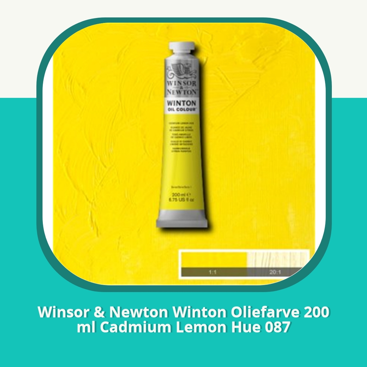 Anmeldelse af Winsor & Newton Winton Oliefarve 200 ml Cadmium Lemon Hue 087