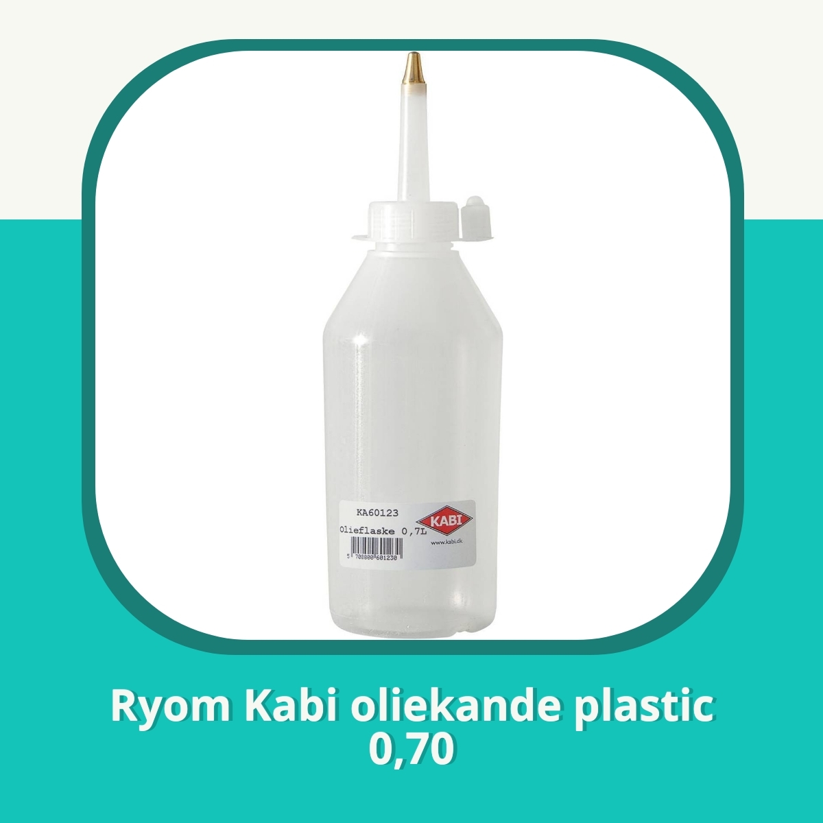 Anmeldelse af Ryom Kabi oliekande plastic 0,70