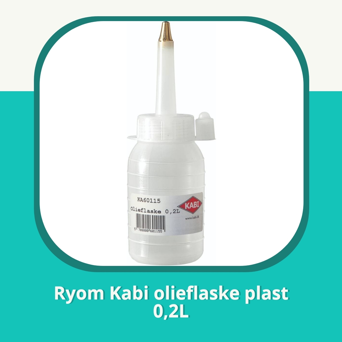 Anmeldelse af Ryom Kabi olieflaske plast 0,2L