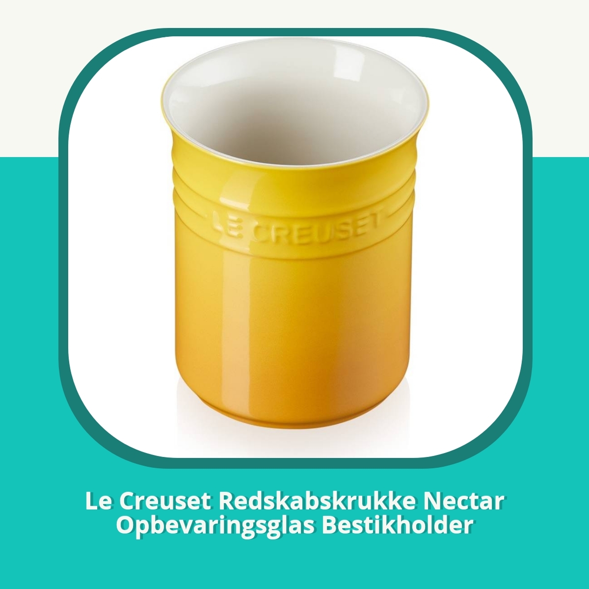 Anmeldelse af Le Creuset Redskabskrukke Nectar Opbevaringsglas Bestikholder