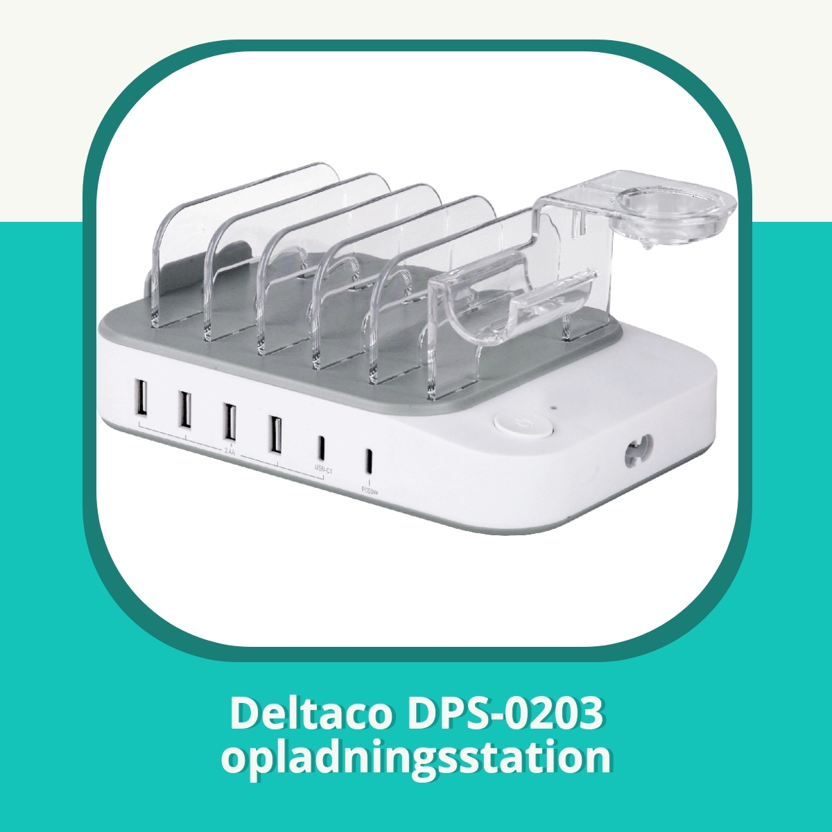 Anmeldelse af Deltaco DPS-0203 opladningsstation