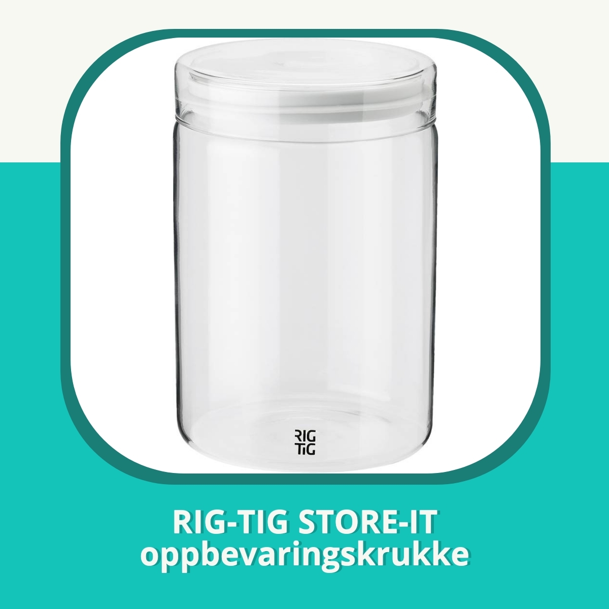 Anmeldelse af RIG-TIG STORE-IT oppbevaringskrukke