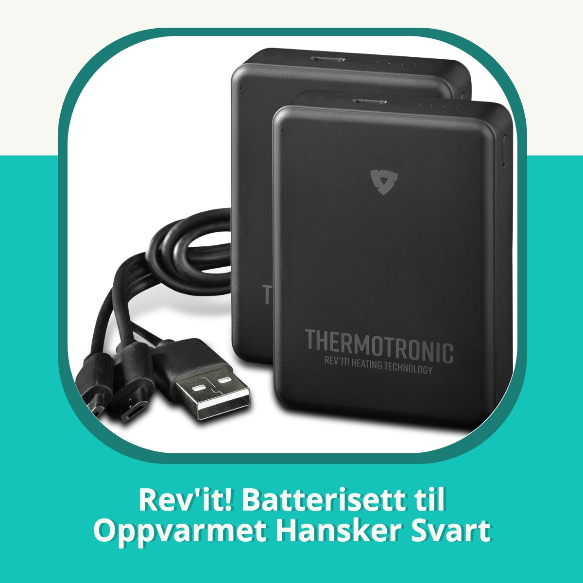 Anmeldelse af Rev'it! Batterisett til Oppvarmet Hansker Svart