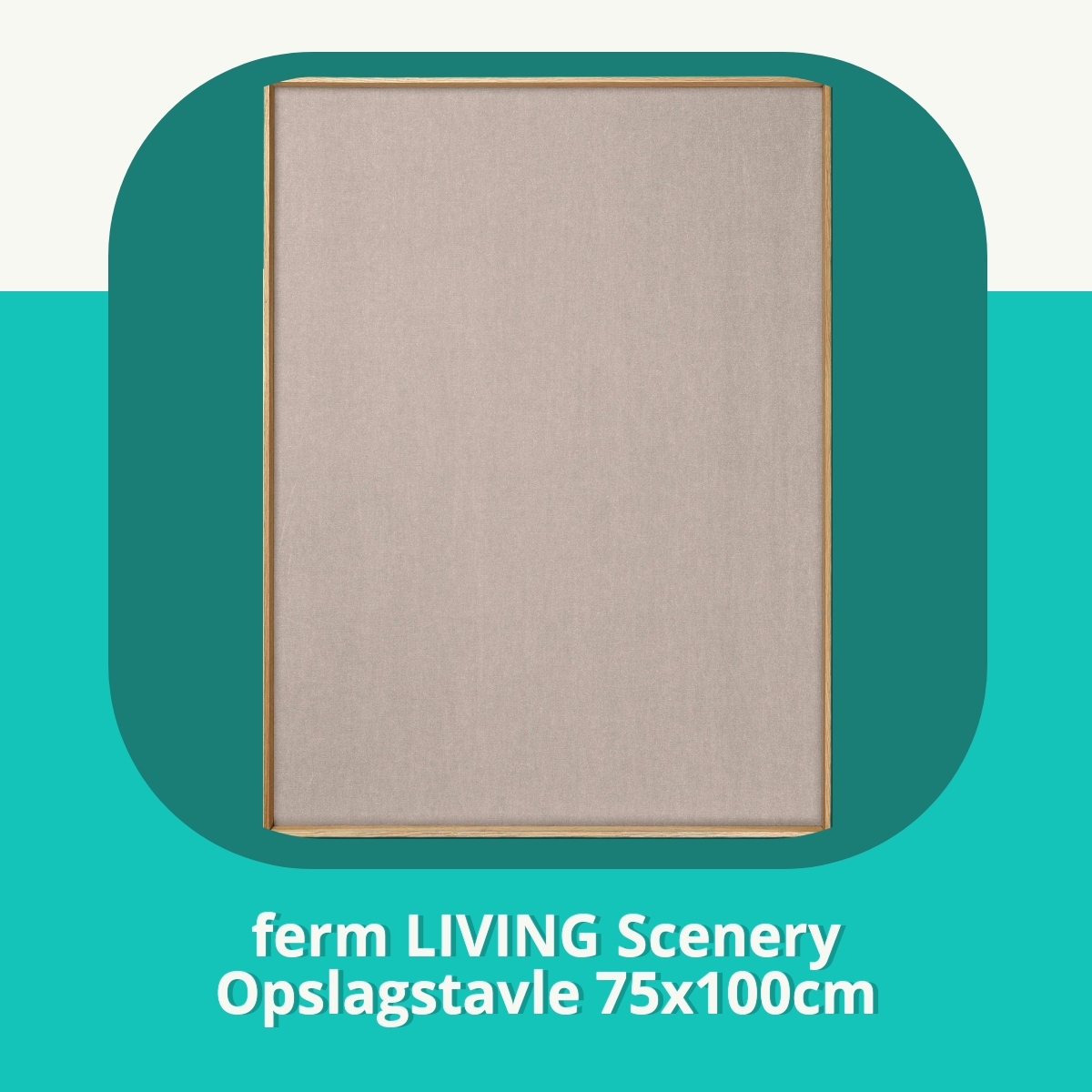 Anmeldelse af ferm LIVING Scenery Opslagstavle 75x100cm