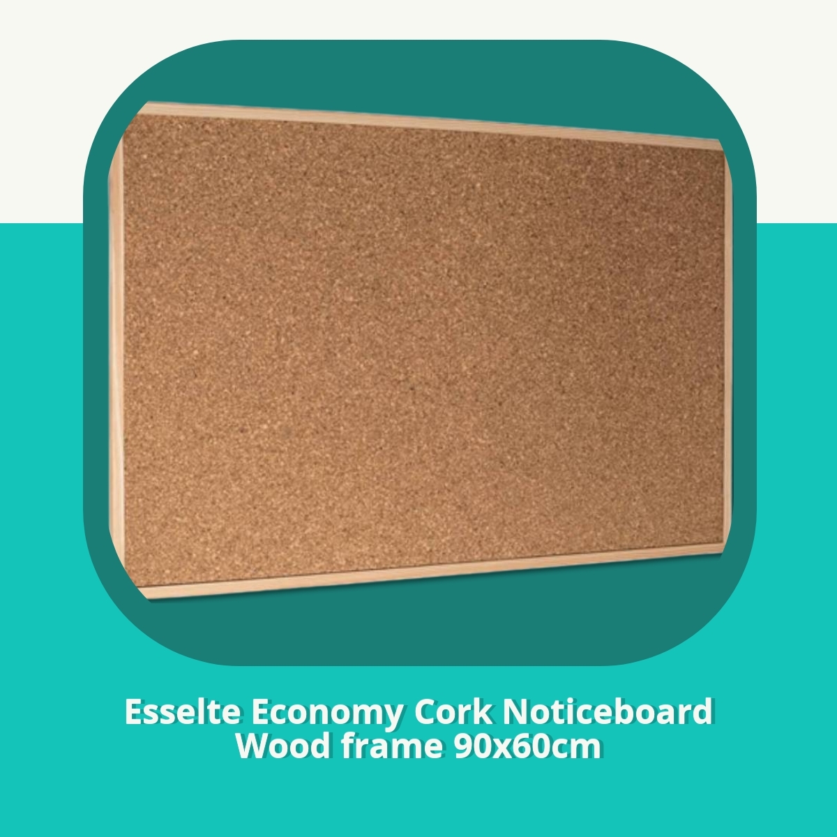 Anmeldelse af Esselte Economy Cork Noticeboard Wood frame 90x60cm