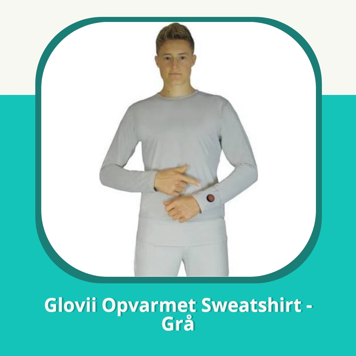 Anmeldelse af Glovii Opvarmet Sweatshirt - Grå