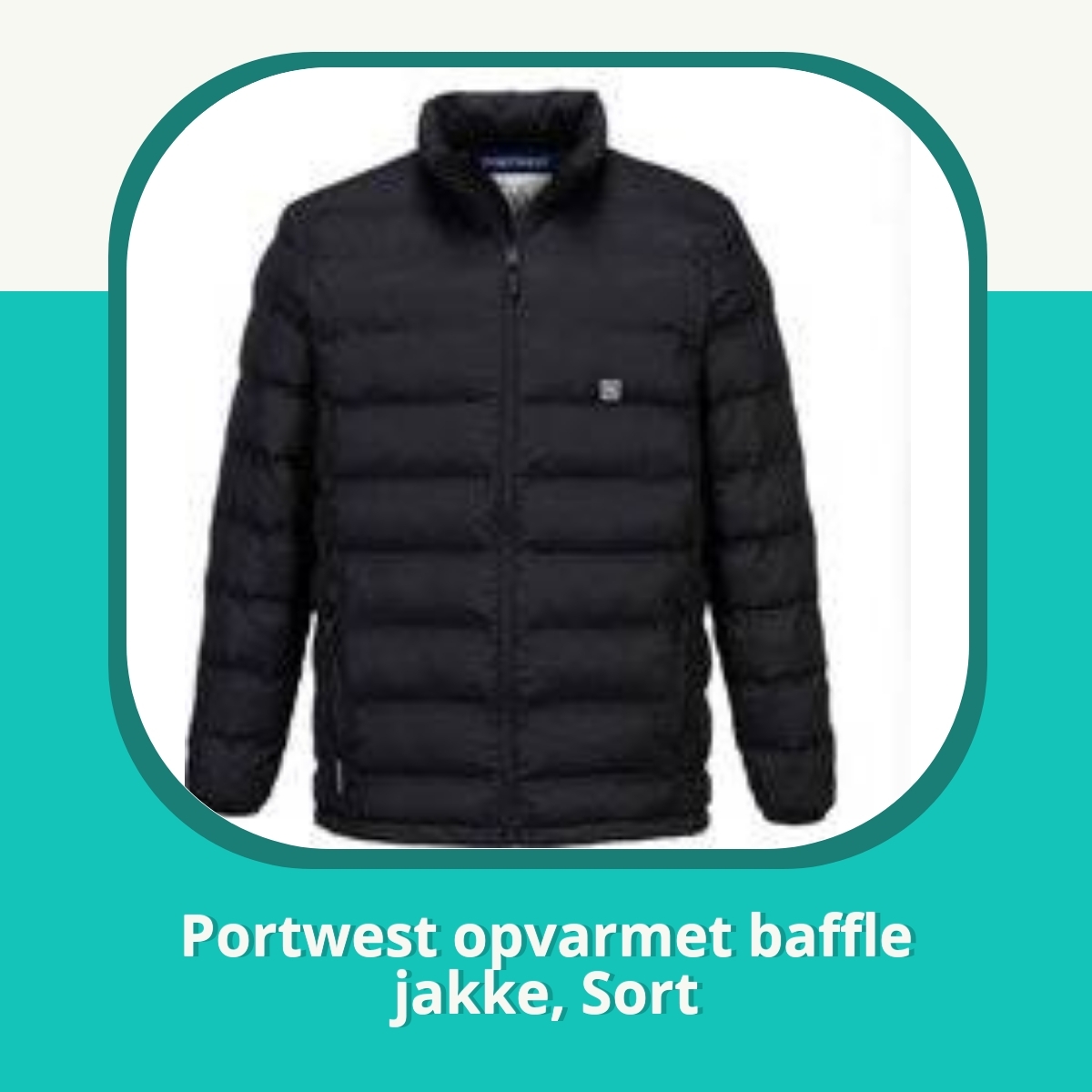 Anmeldelse af Portwest opvarmet baffle jakke, Sort