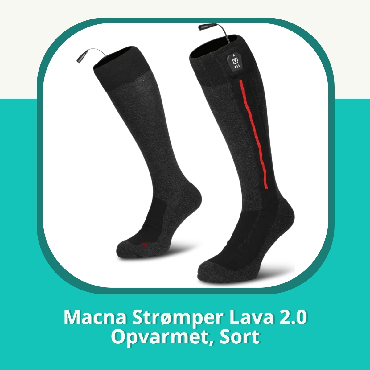 Anmeldelse af Macna Strømper Lava 2.0 Opvarmet, Sort