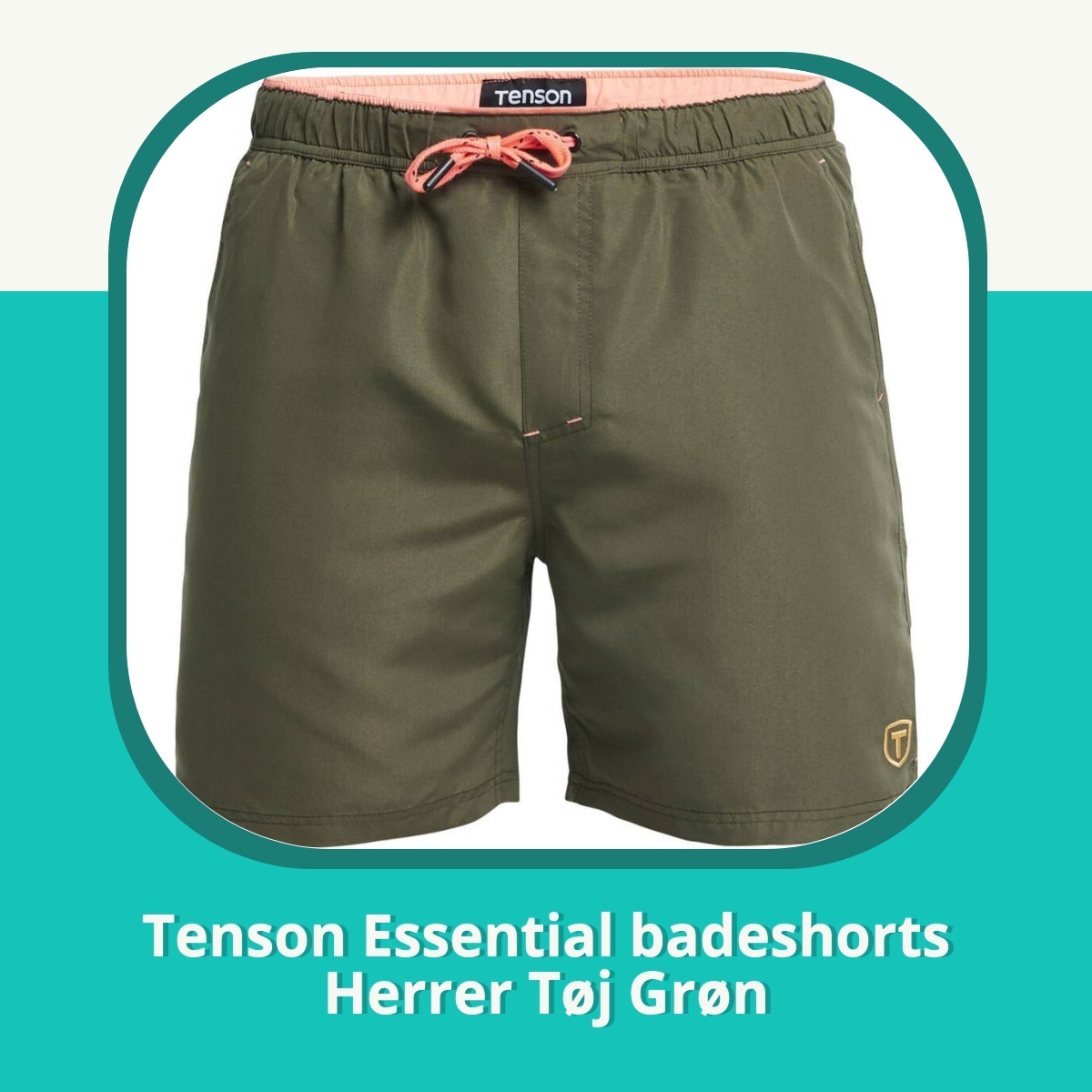 Recension Tenson Essential badeshorts Herrer Tøj Grøn