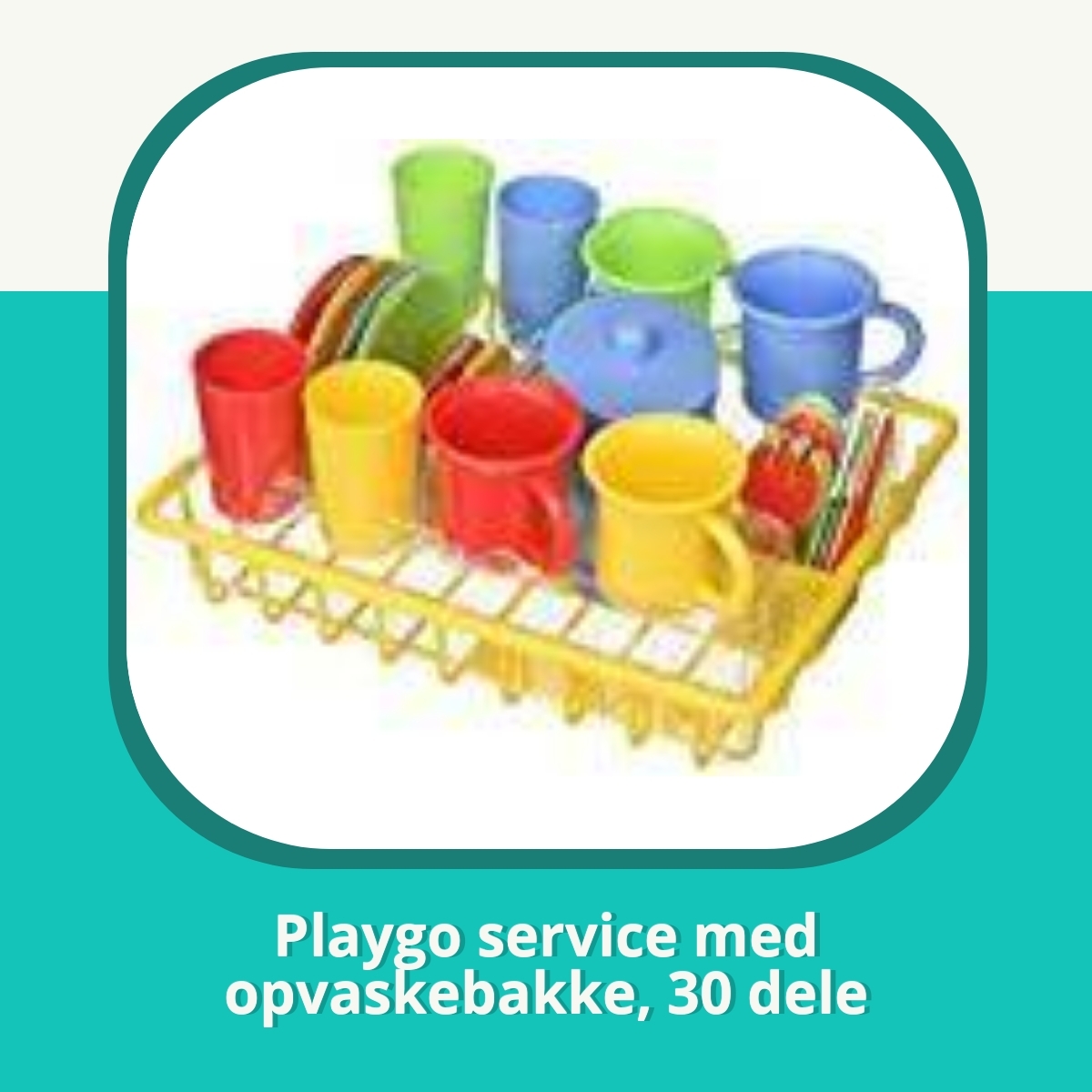 Anmeldelse af Playgo service med opvaskebakke, 30 dele