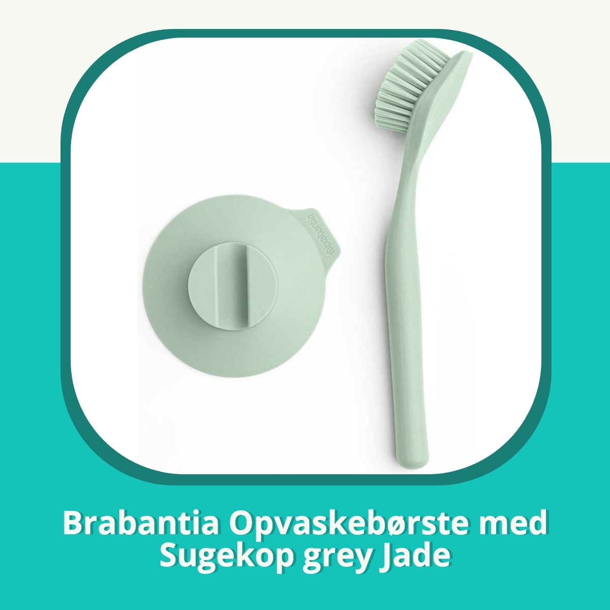 Anmeldelse af Brabantia Opvaskebørste med Sugekop grey Jade
