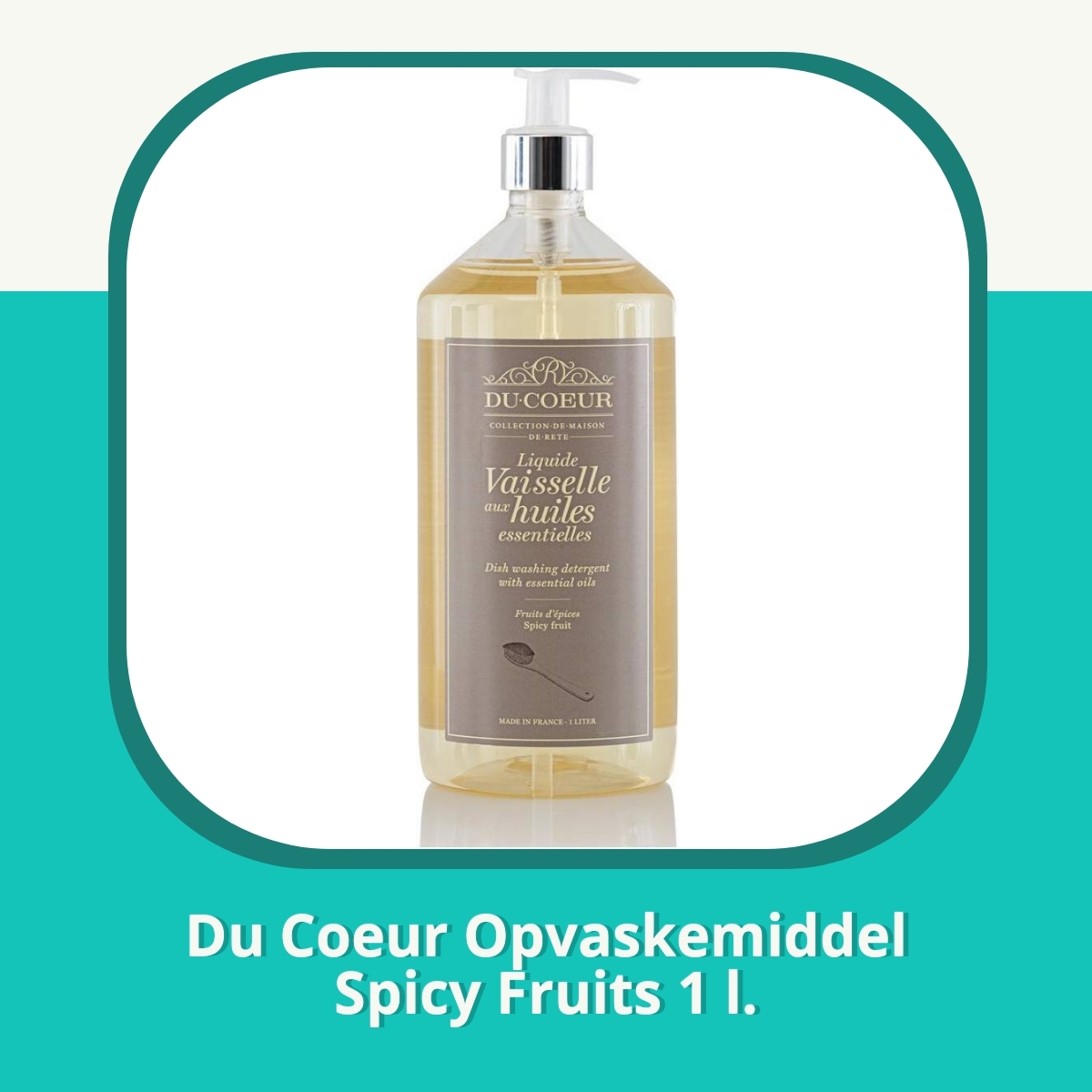 Anmeldelse af Du Coeur Opvaskemiddel Spicy Fruits 1 l.
