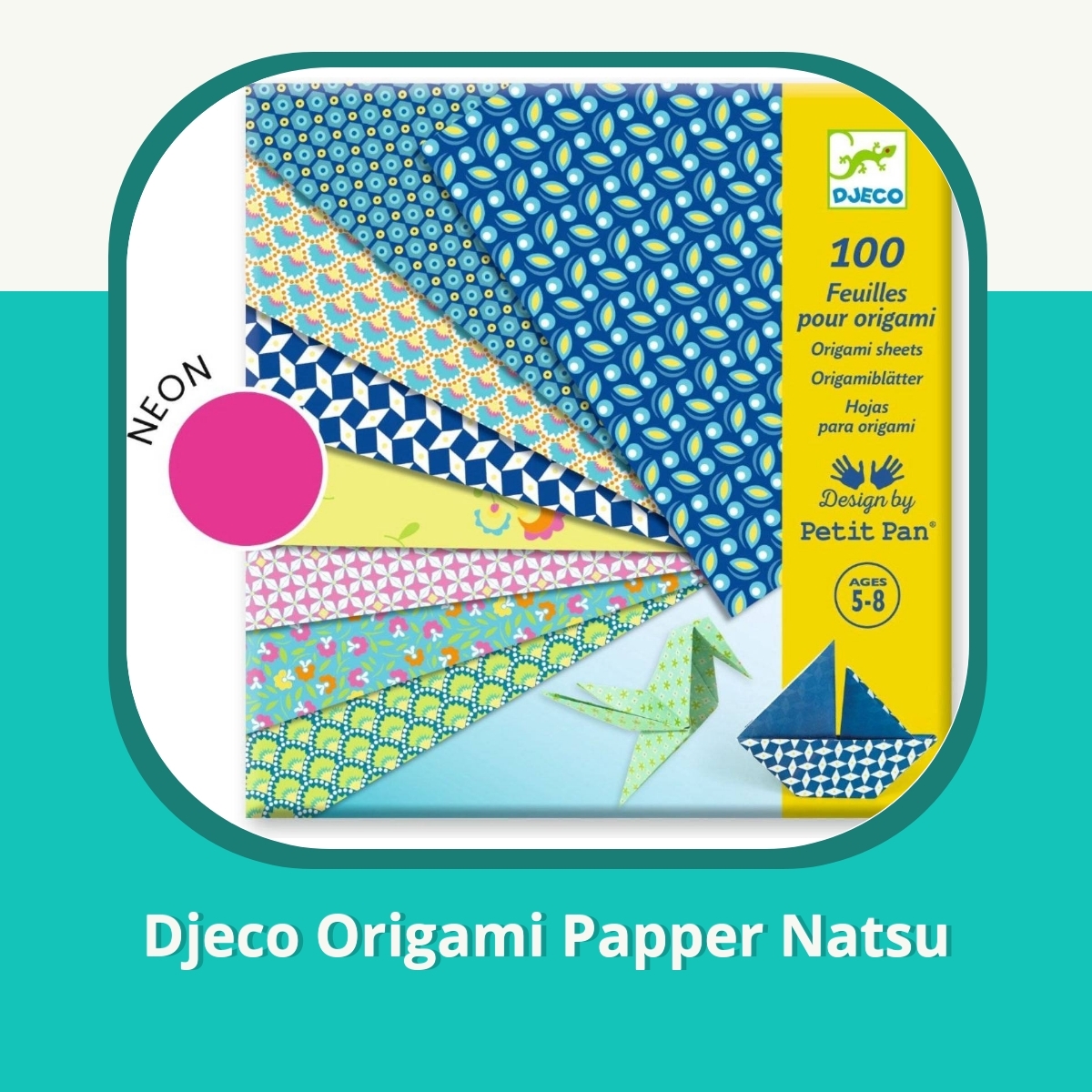 Recension af Djeco Origami Papper Natsu