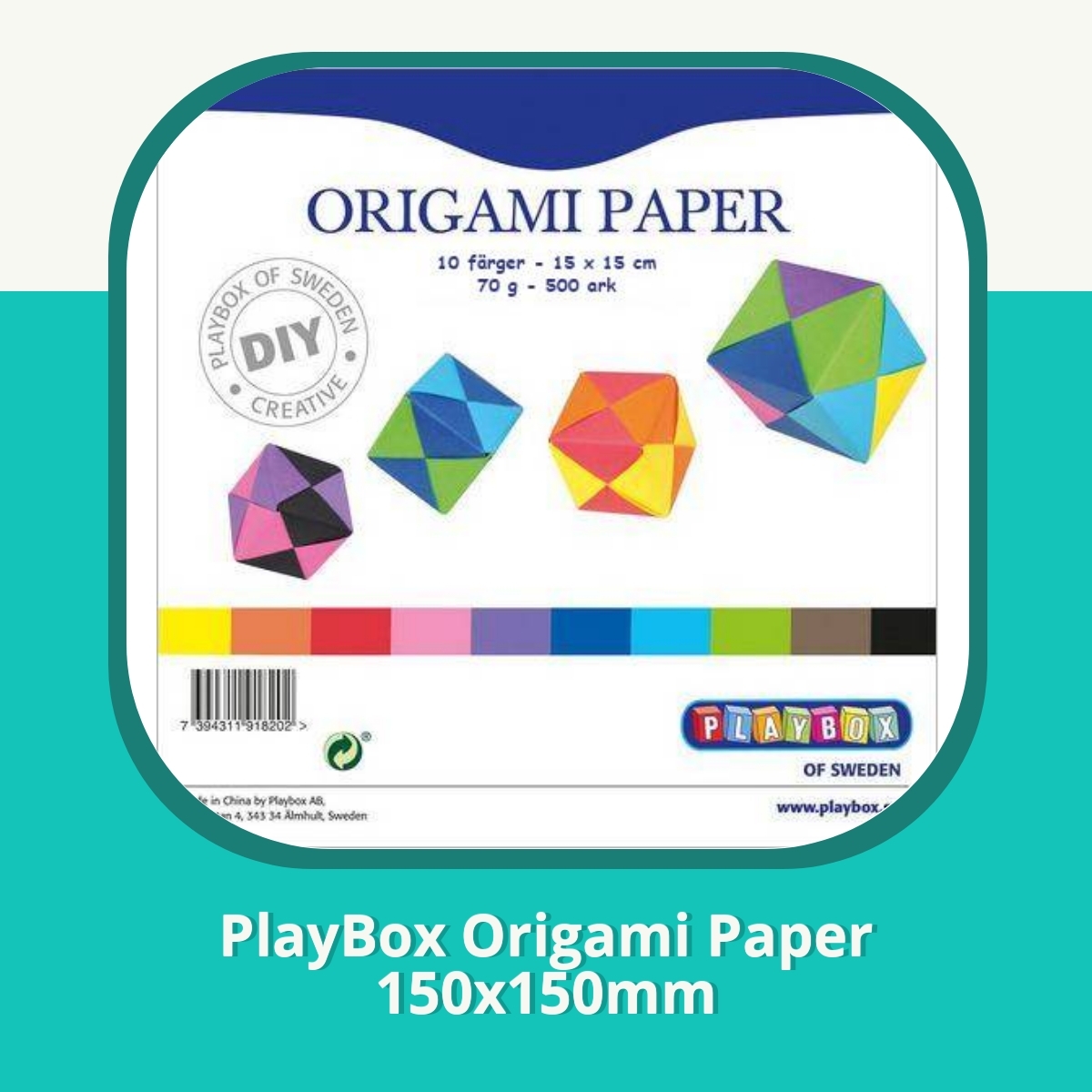 Recension af PlayBox Origami Paper 150x150mm