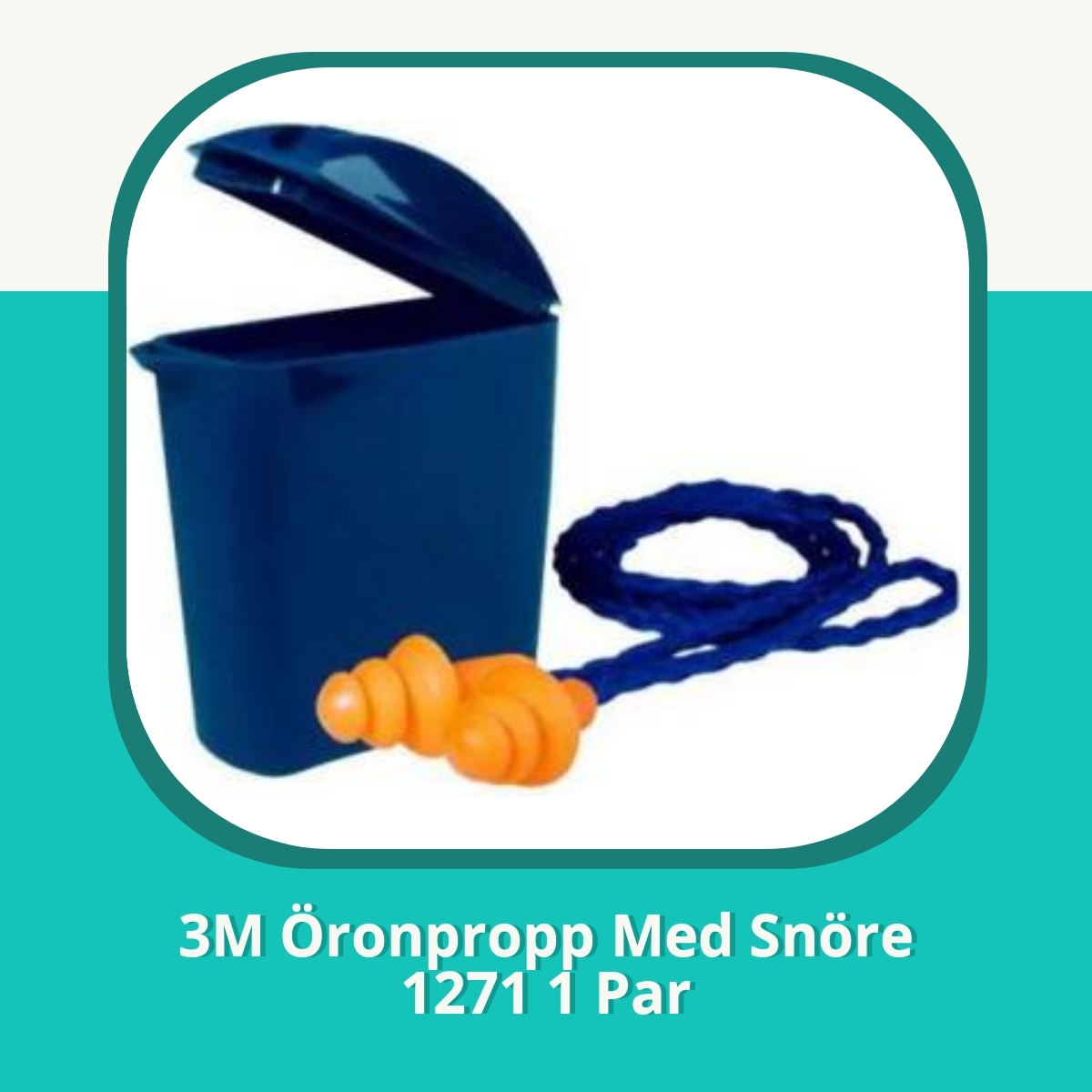 Recension af 3M Öronpropp Med Snöre 1271 1 Par