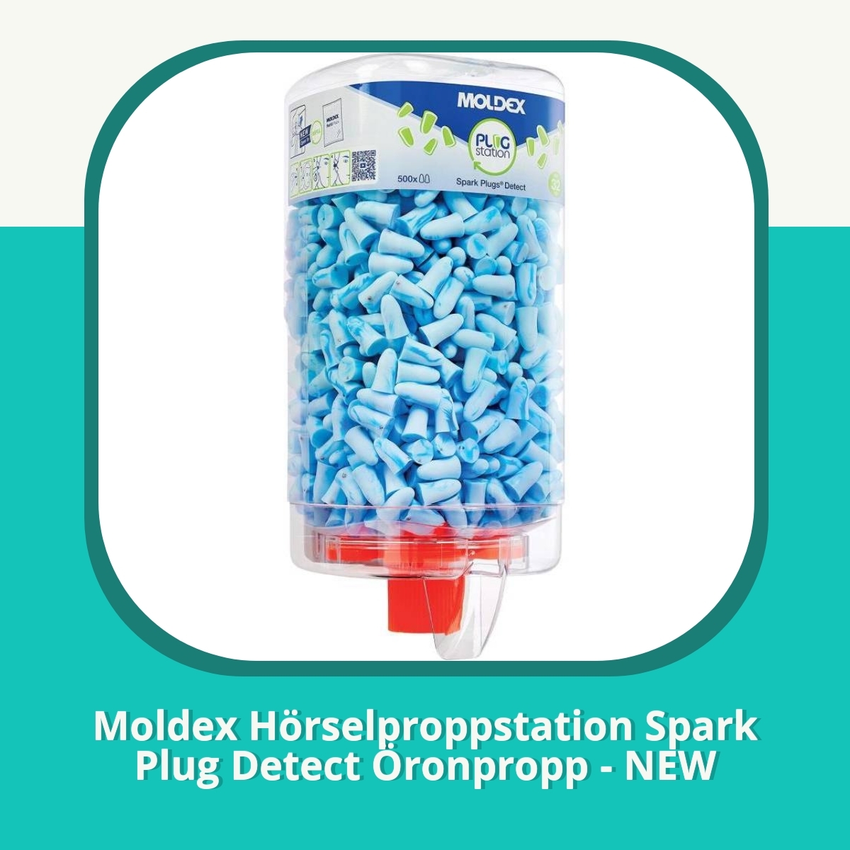 Recension af Moldex Hörselproppstation Spark Plug Detect Öronpropp - NEW