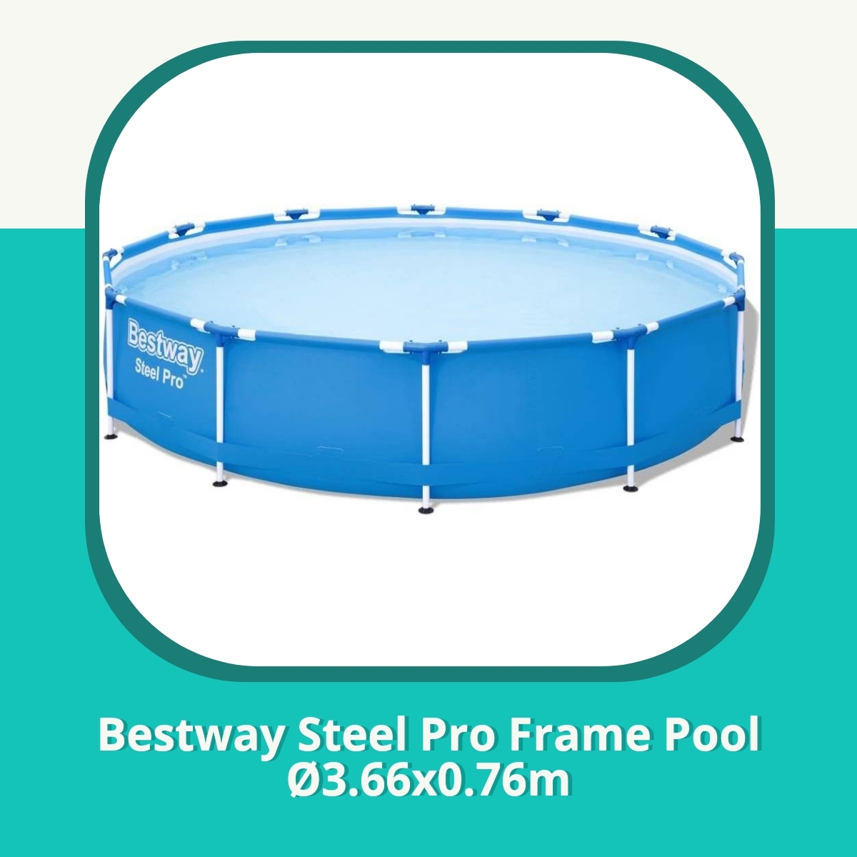 Recension af Bestway Steel Pro Frame Pool Ø3.66x0.76m