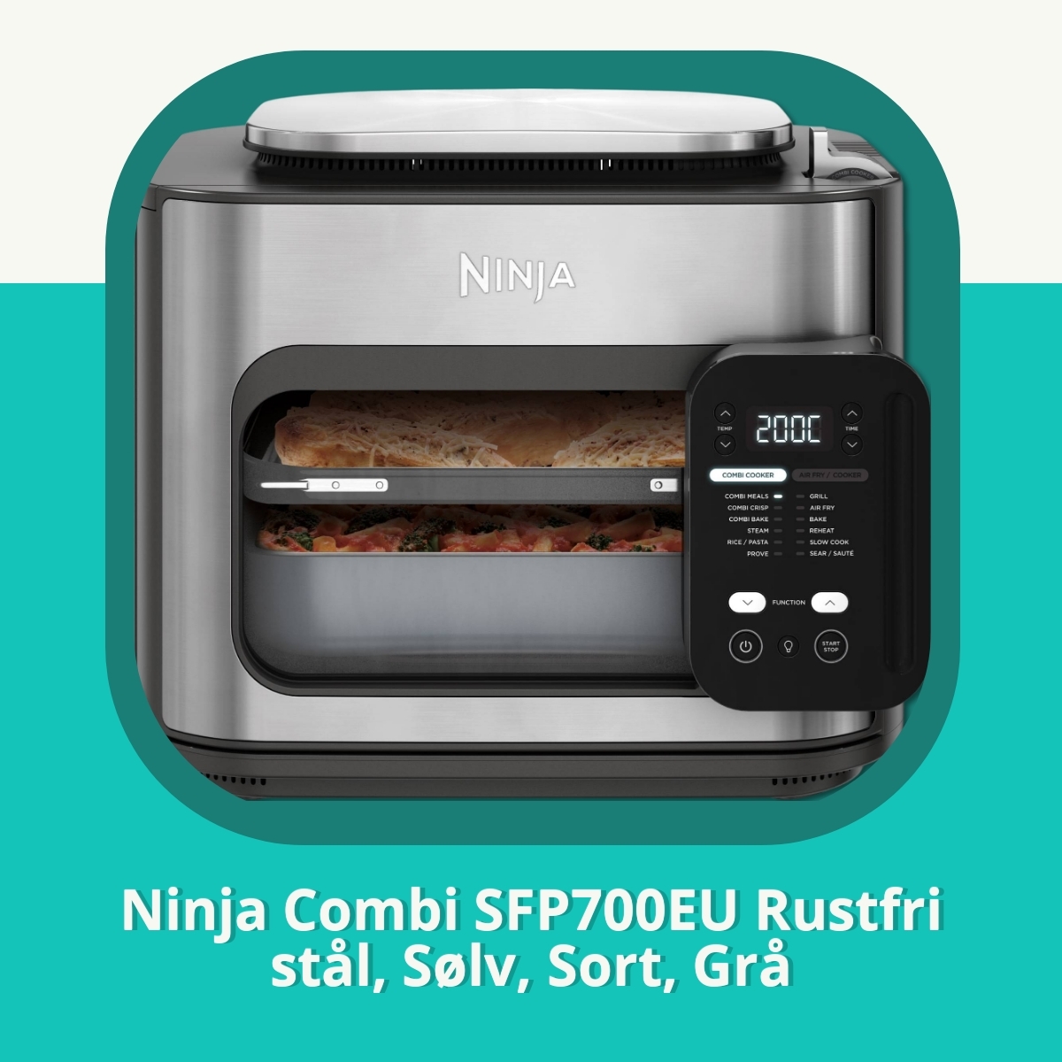 Anmeldelse af Ninja Combi SFP700EU Rustfri stål, Sølv, Sort, Grå