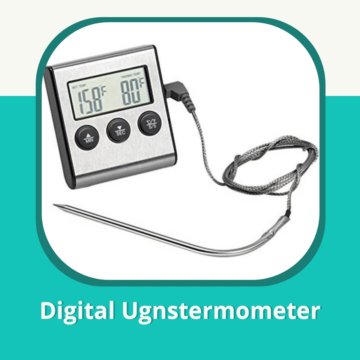 Recension Digital Ugnstermometer