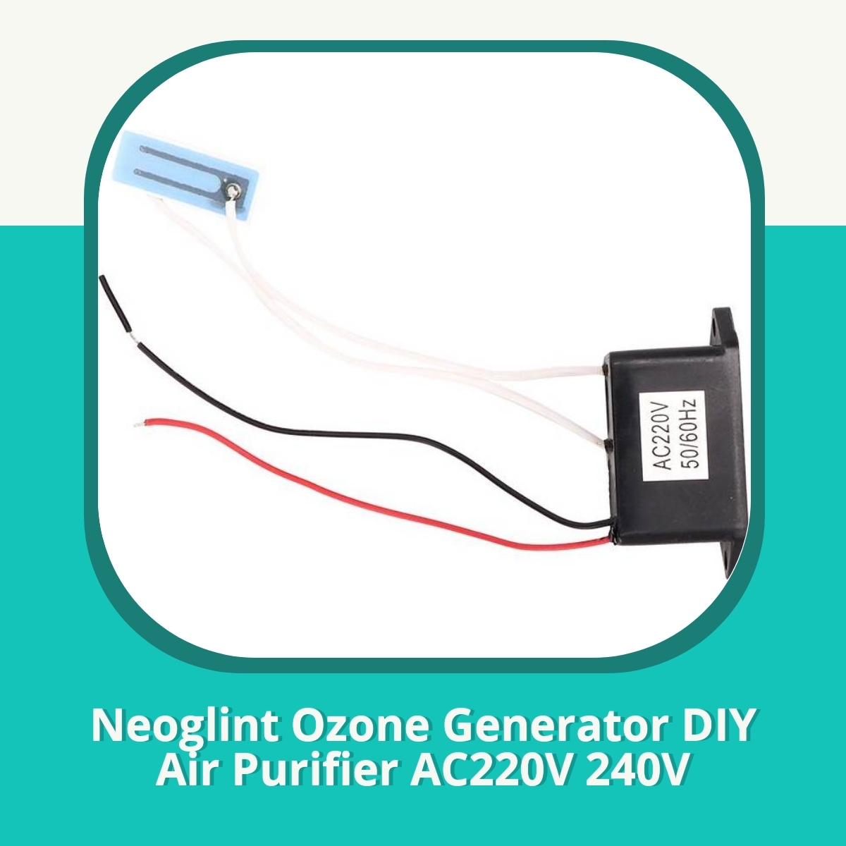 Anmeldelse af Neoglint Ozone Generator DIY Air Purifier AC220V 240V