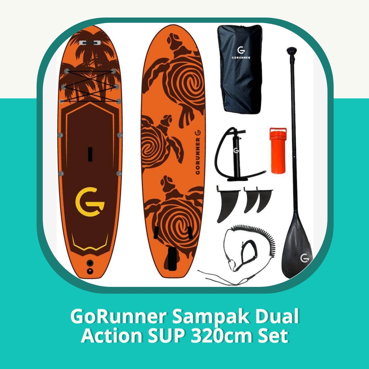 Anmeldelse af GoRunner Sampak Dual Action SUP 320cm Set