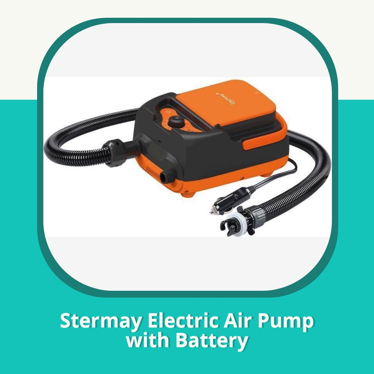 Anmeldelse af Stermay Electric Air Pump with Battery