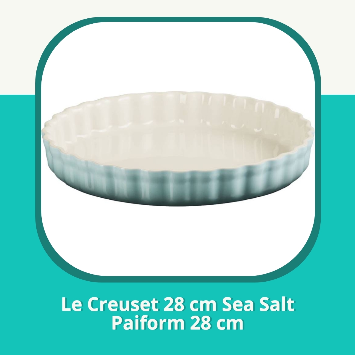 Anmeldelse af Le Creuset 28 cm Sea Salt Paiform 28 cm