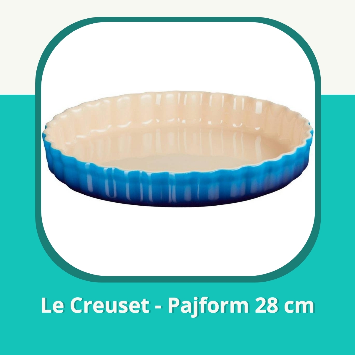 Recension af Le Creuset - Pajform 28 cm