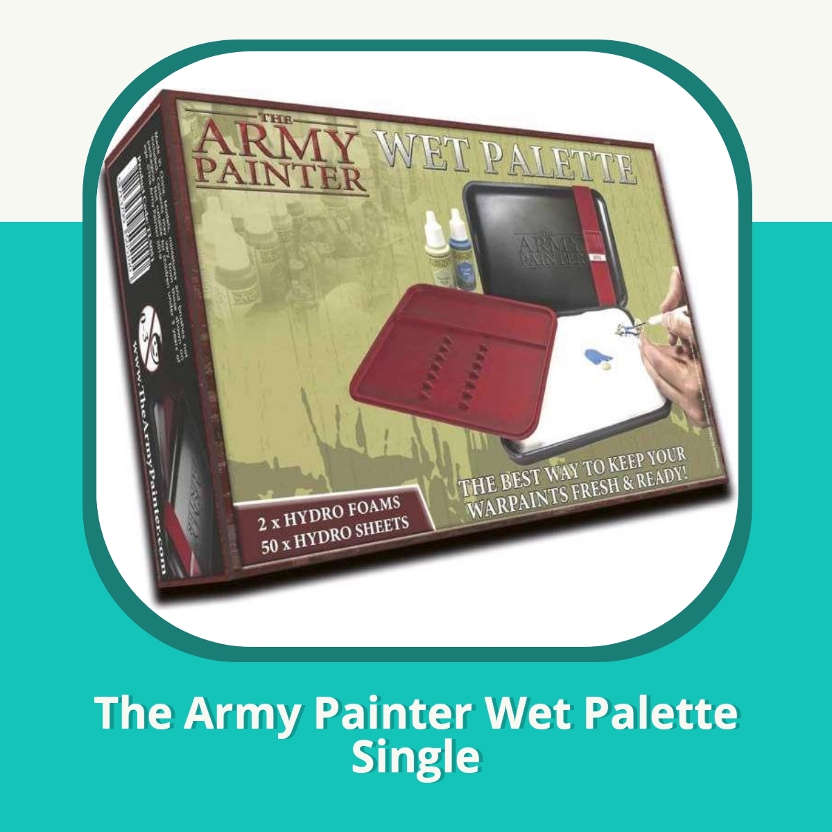 Anmeldelse af The Army Painter Wet Palette Single
