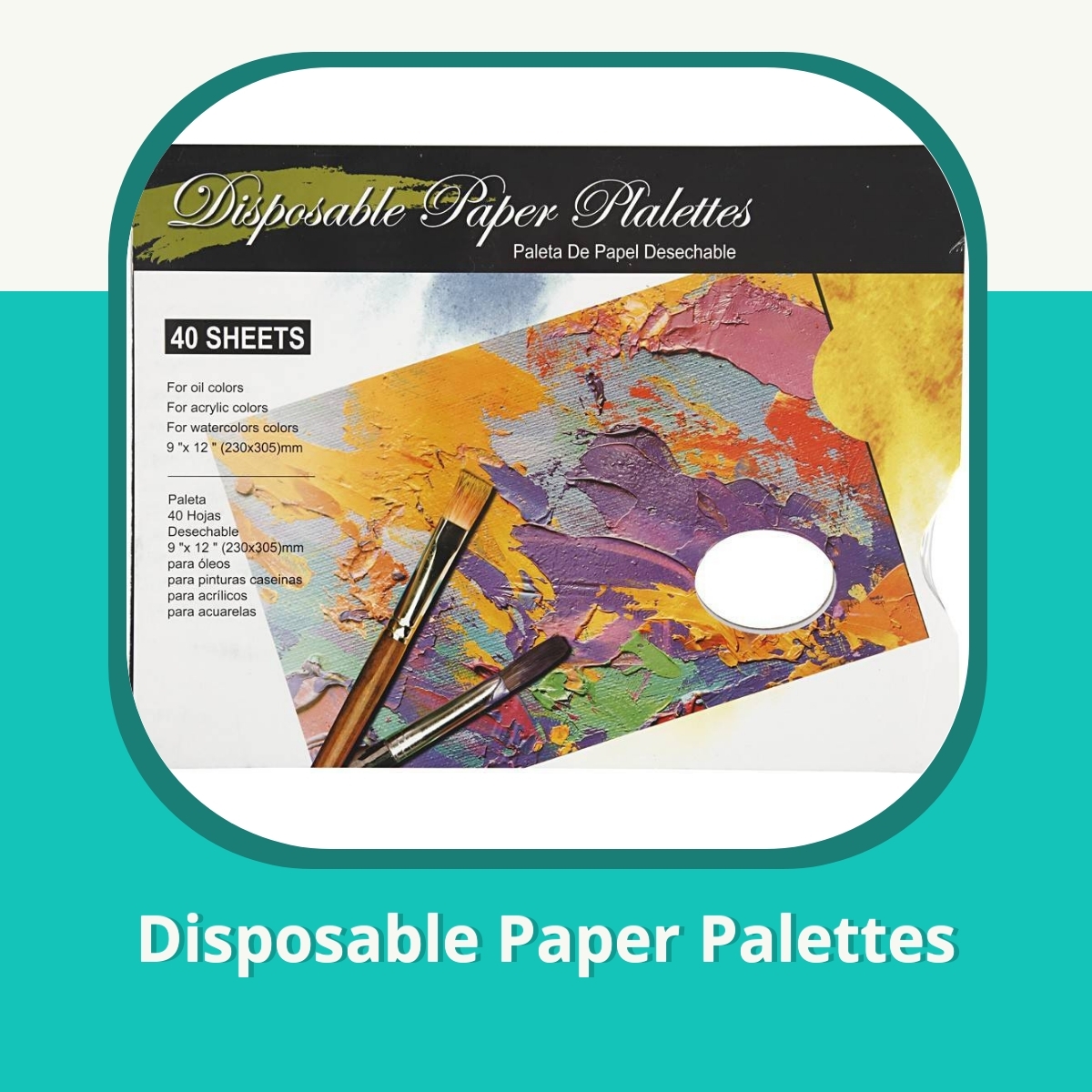 Anmeldelse af Disposable Paper Palettes