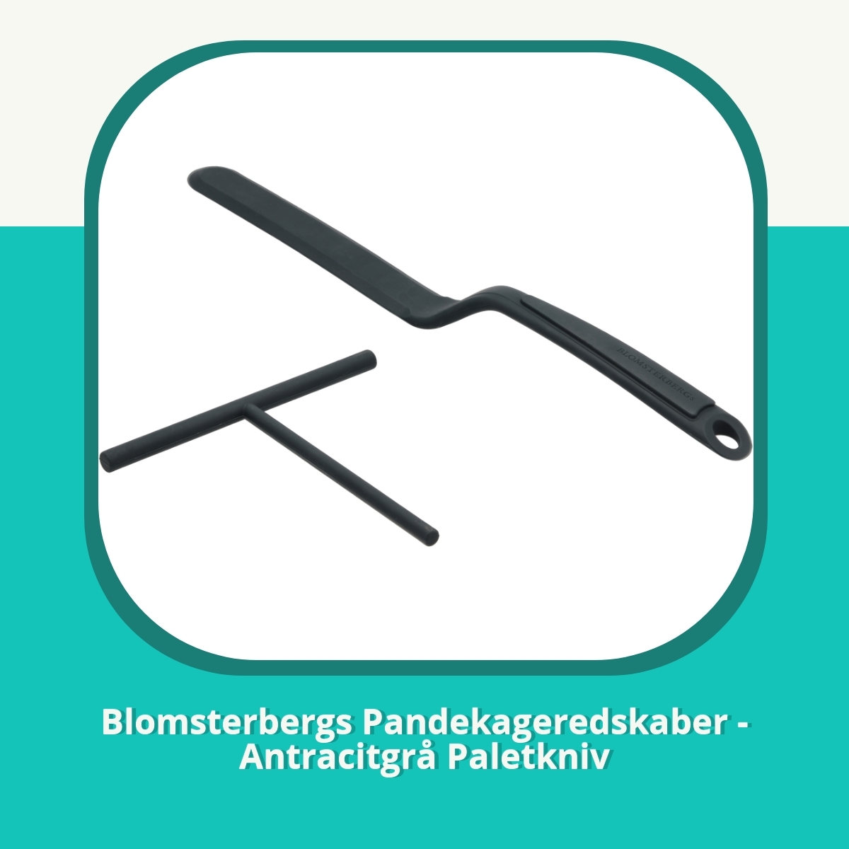 Anmeldelse af Blomsterbergs Pandekageredskaber - Antracitgrå Paletkniv
