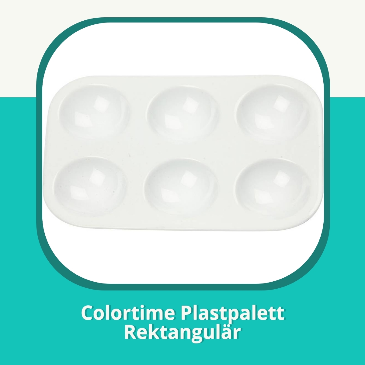Recension Colortime Plastpalett Rektangulär